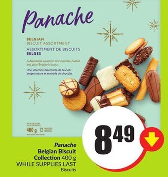 FreshCo Panache belgian biscuit collection 400 g offer