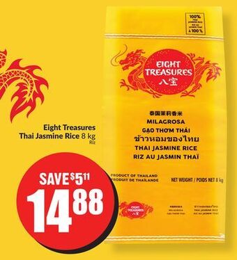 FreshCo Eight treasures thai jasmine rice 8 kg offer
