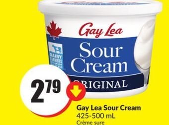 FreshCo Gay lea sour cream 425-500 ml offer