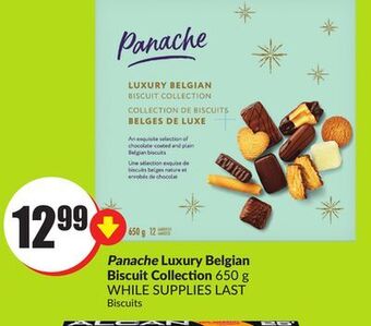 FreshCo Panache luxury belgian biscuit collection 650 g offer
