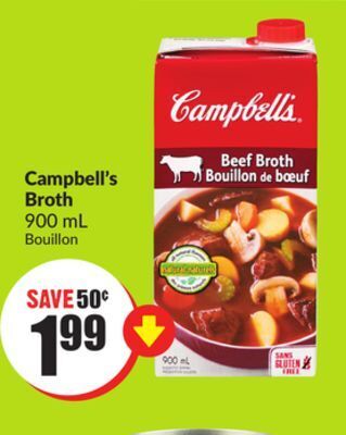 FreshCo Campbell's broth 900 ml offer