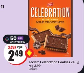 FreshCo Leclerc cēlēbration cookies 240 g offer