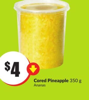 FreshCo Cored pineapple 350 g offer