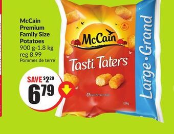 FreshCo Mccain premium family size potatoes 900 g-1.8 kg offer