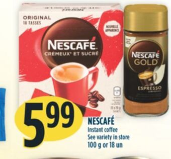 Marché Adonis Nescafé instant coffee offer