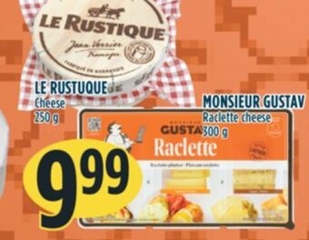 Marché Adonis Le rustuque cheese offer