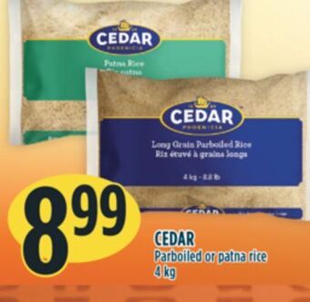Marché Adonis Cedar parboiled or patna rice offer