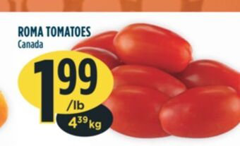 Marché Adonis Roma tomatoes offer