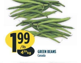 Marché Adonis Green beans offer
