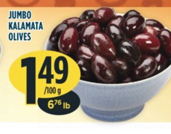 Marché Adonis Jumbo kalamata olives offer