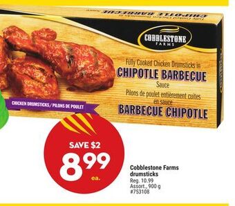 Giant Tiger Cobblestone farms drumsticks offer