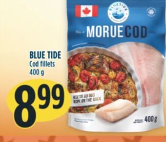 Marché Adonis Blue tide cod fillets offer