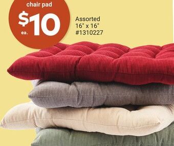 Giant Tiger Chair pad offer