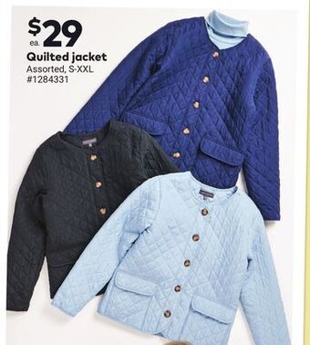 Giant Tiger Classic editions quilted jacket offer
