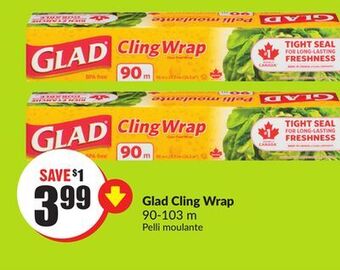 Chalo FreshCo Glad cling wrap 90-103 m offer