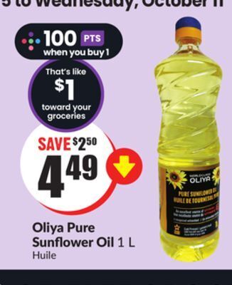 Chalo FreshCo Oliya pure sunflower oil 1 l offer