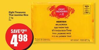 Chalo FreshCo Eight treasures thai jasmine rice 2 kg offer