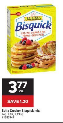 Giant Tiger Betty crocker bisquick mix offer