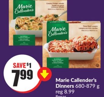 Chalo FreshCo Marie callender's dinners 680-879 g offer