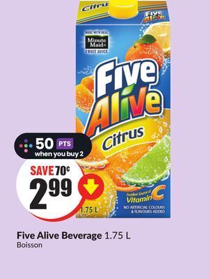 Chalo FreshCo Five alive beverage 1.75 l offer