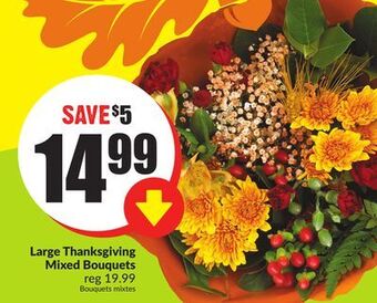 Chalo FreshCo Large thanksgiving mixed bouquets offer