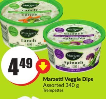 Chalo FreshCo Marzetti veggie dips assorted 340 g offer