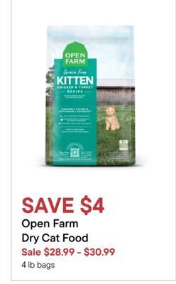 Petvalu Open farm dry cat food offer