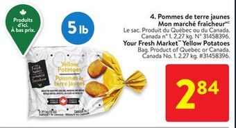 Walmart Your fresh market yellow potatoes offer