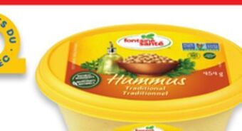 Walmart Fontaine santé hummus offer