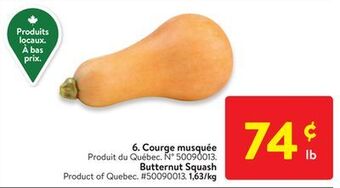 Walmart Butternut squash offer