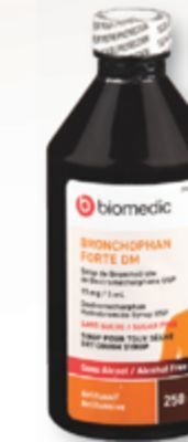 Familiprix Biomedic dry cough syrup offer