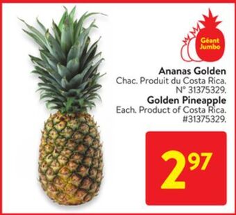 Walmart Golden pineapples offer