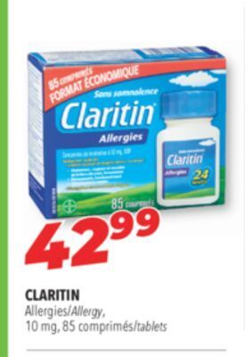 Familiprix Claritin allergy 10 mg offer
