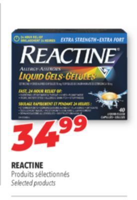 Familiprix Reactine selected products offer
