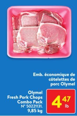 Walmart Olymel fresh pork combo pack offer