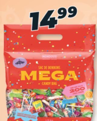Familiprix Mondoux mega, candy bag offer