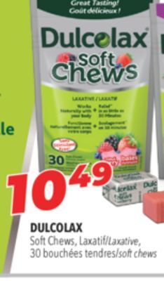 Familiprix Dulcolax soft chews, laxative offer