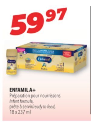 Familiprix Enfamil a+ infant formula, ready to feed offer