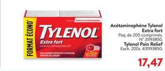 Walmart Tylenol pain relief offer