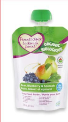 Walmart Parent's choice 100% organic pouches offer