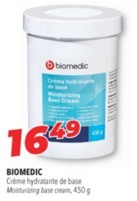 Familiprix Biomedic moisturizing base cream offer