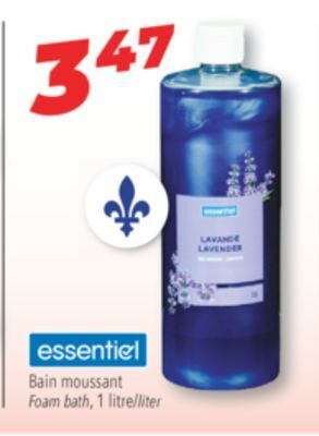 Familiprix Essential foam bath offer