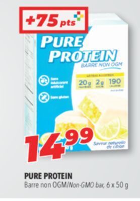 Familiprix Pure protein non-gmo bar offer