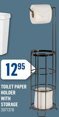 Canac Toilet paper holder with storage offer