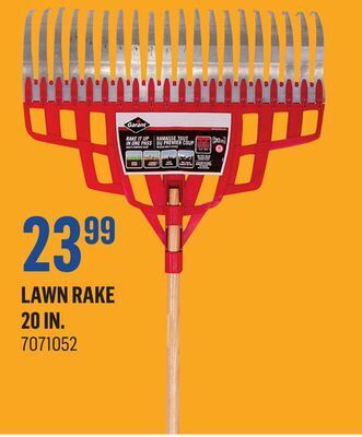 Canac Lawn rake 20 in offer