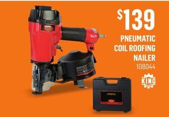 Canac Pneumatic coil roofing nailer offer