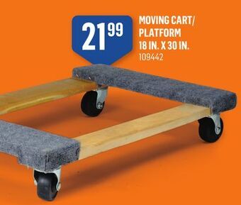 Canac Moving cart/ platform 18 in. x 30 in offer