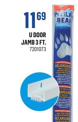 Canac U door jamb 3 ft offer