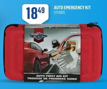 Canac Auto emergency kit offer