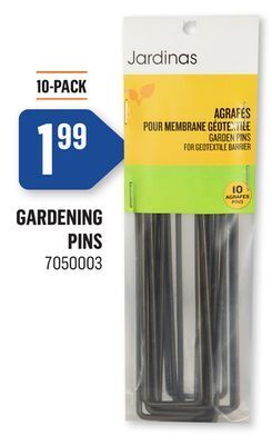 Canac Gardening pins offer